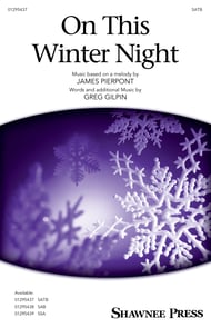 On This Winter Night SATB choral sheet music cover Thumbnail